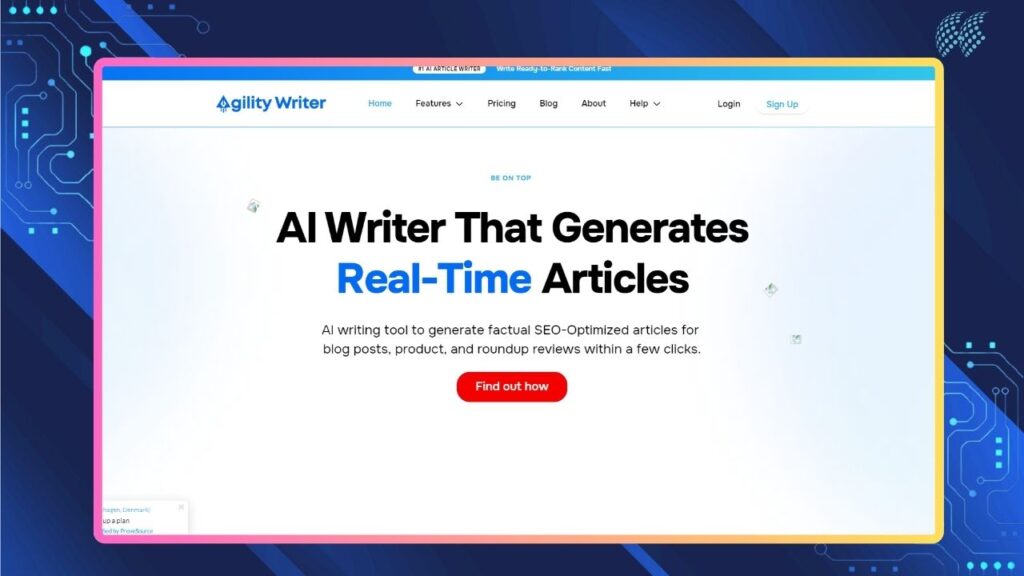 Agility Writer Blog automation