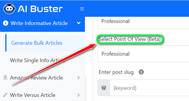 Point Of View Support