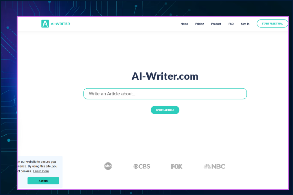 AI Writer - Best word-generating tool for freelancers and bloggers