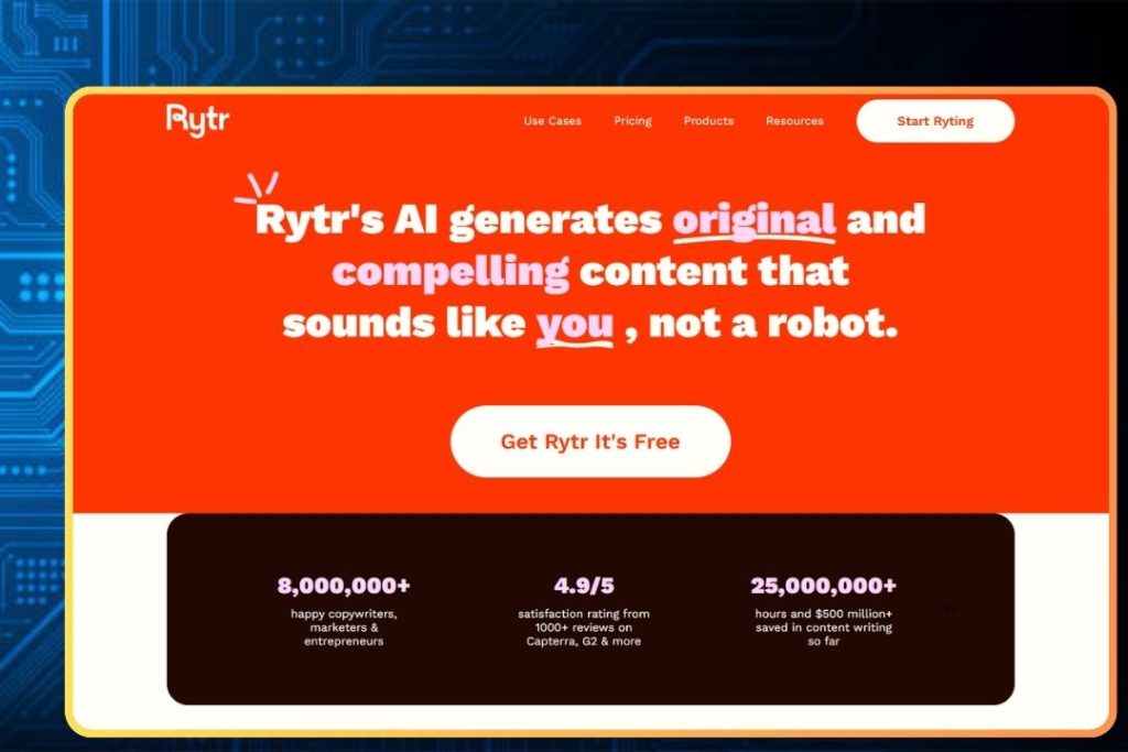 Rytr  - Auto Blog Content Generator